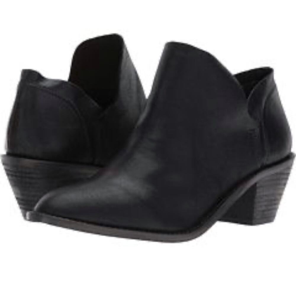 Kelsi Dagger Brooklyn Kenmare Ankle Boots black size 6 Anthropologie Anthro